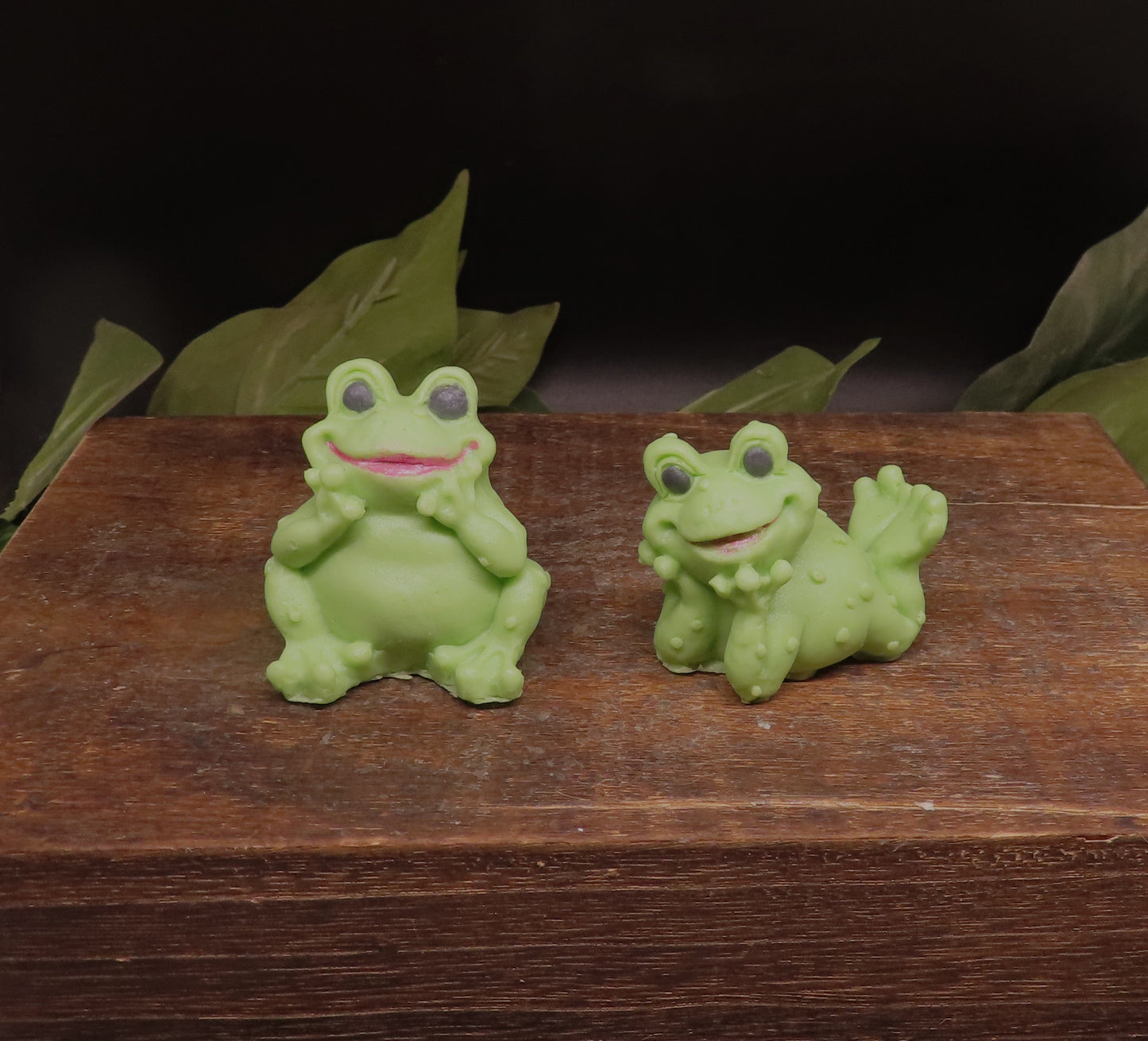 2 piece frog mini goat milk soap set