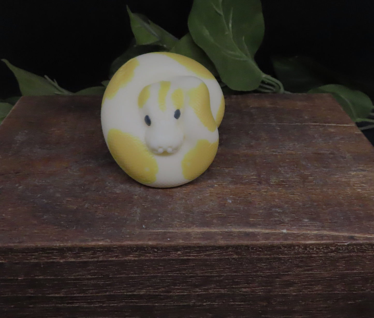 Albino python goat milk soap bar