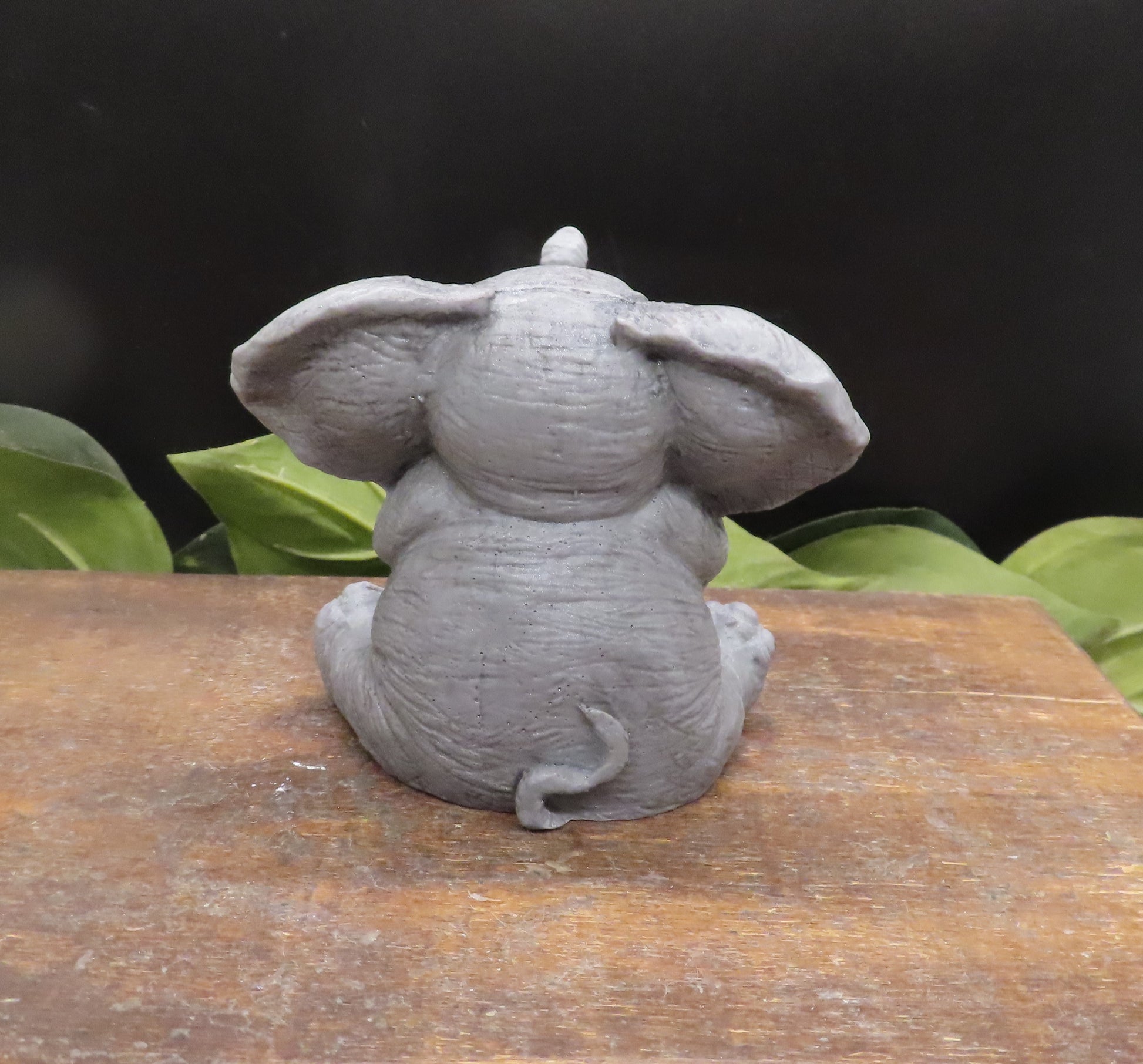 Elephants of wisdom soap back view