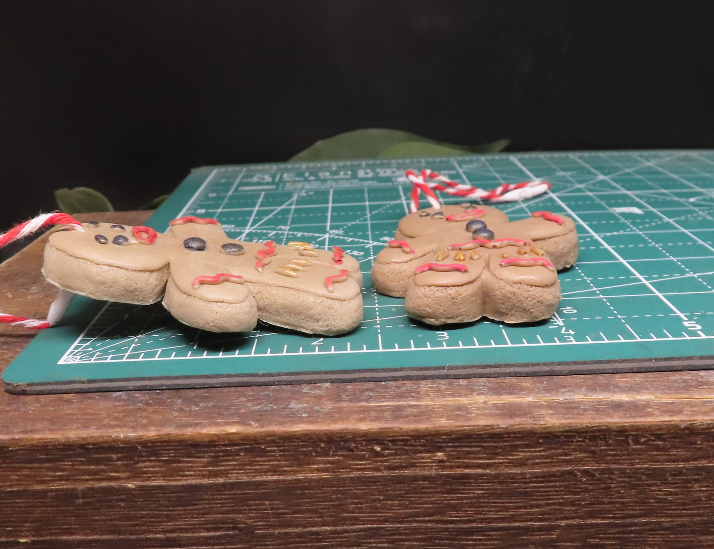 Gingerbread Man Hand Soap Christmas Ornament