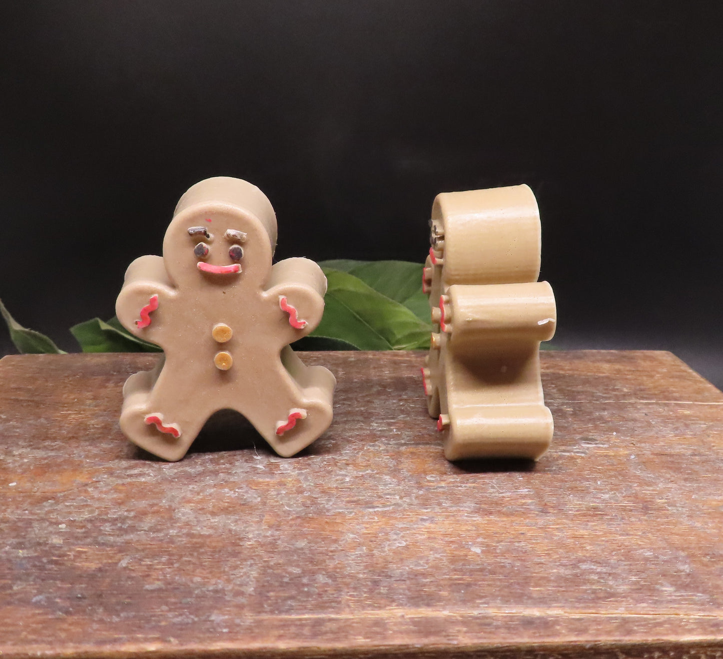 Gingerbread man goat milk soap