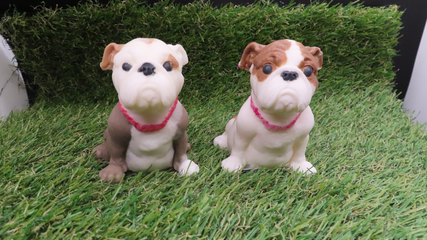 Super Cute Bulldog Goat Milk Soap