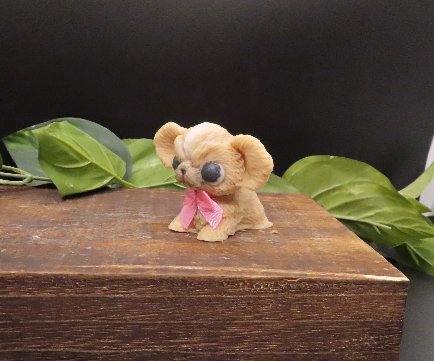 Adorable handmade long haired chihuahua goat milk soap