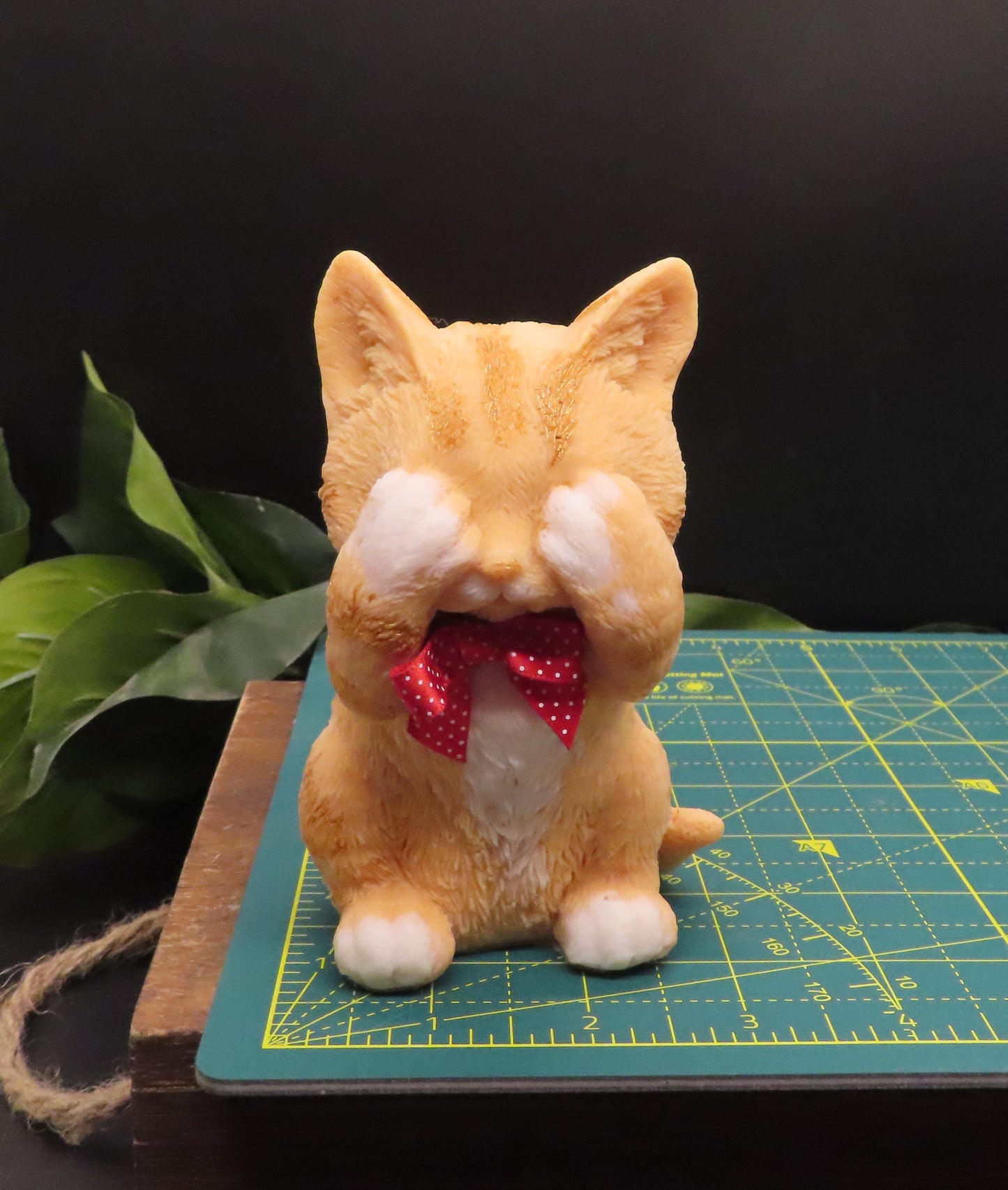 Adorable, Large Shy Kitten Goat Milk Soap
