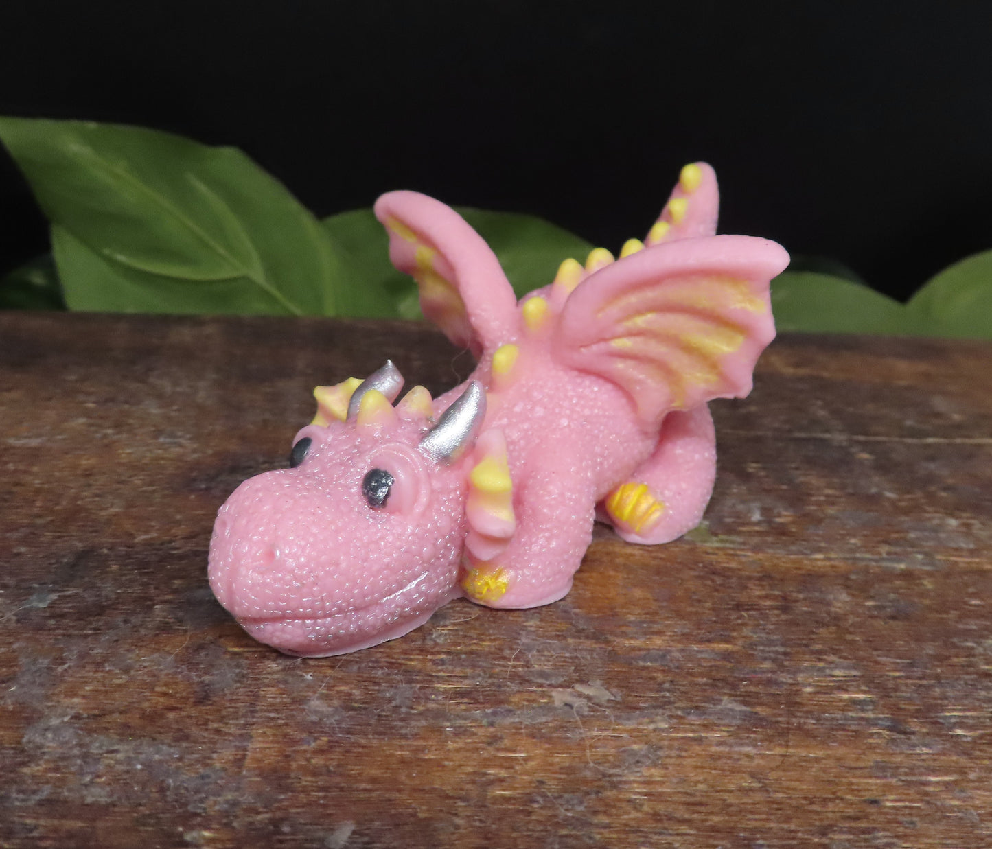 Pink Baby Wyvern Dragon Goat Milk Soap. Gift for her.