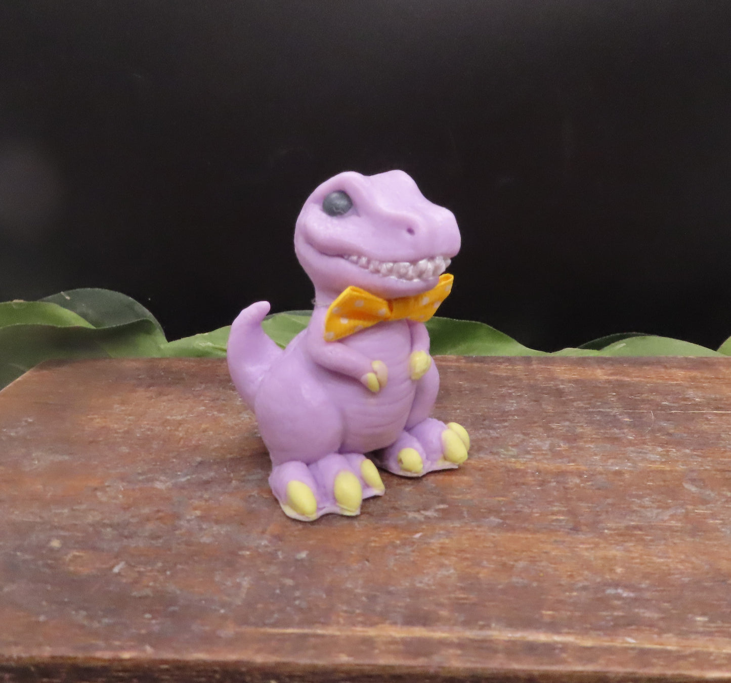 Purple handmade Tyrannosaurus rex goat milk soap. Unique gift idea