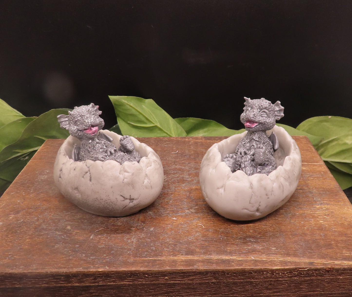 Baby Dragon in egg handmade Goat Milk Soap set. Fun gift idea