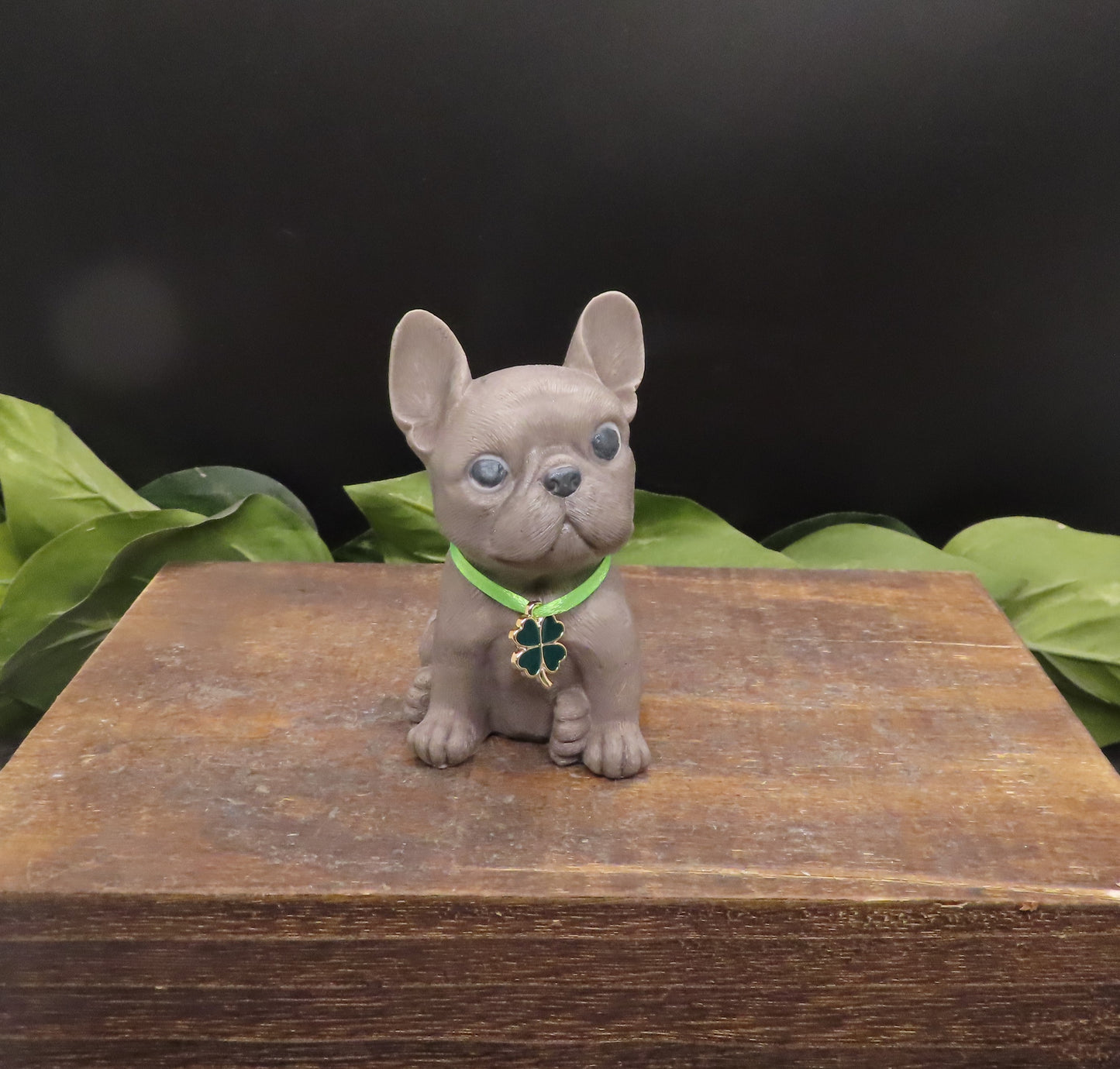 Solid brown french bulldog handmade goat milk soap. Unique gift