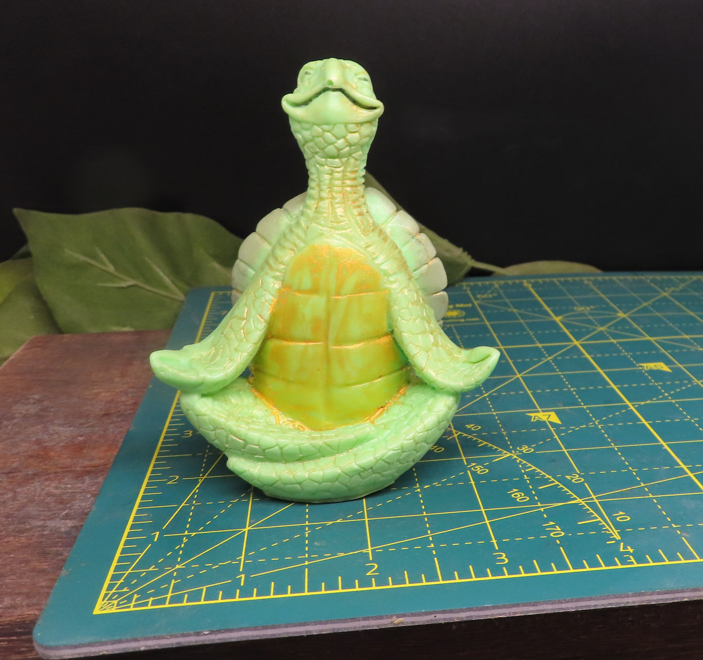 Lotus Position Yoga Turtle goat milk soap