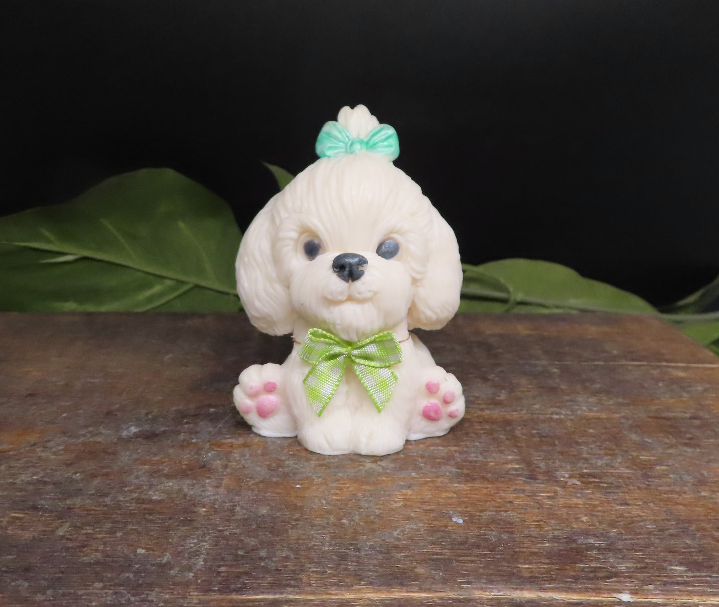 White Shih tzue goat milk soap