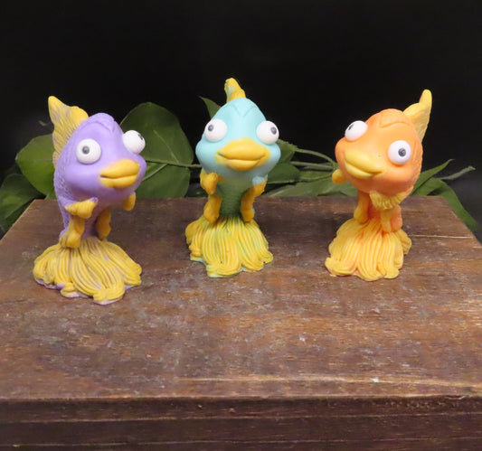 Handmade goldfish goat milk soap