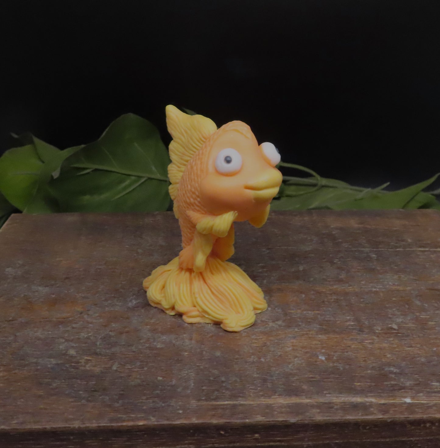Handmade goldfish goat milk soap
