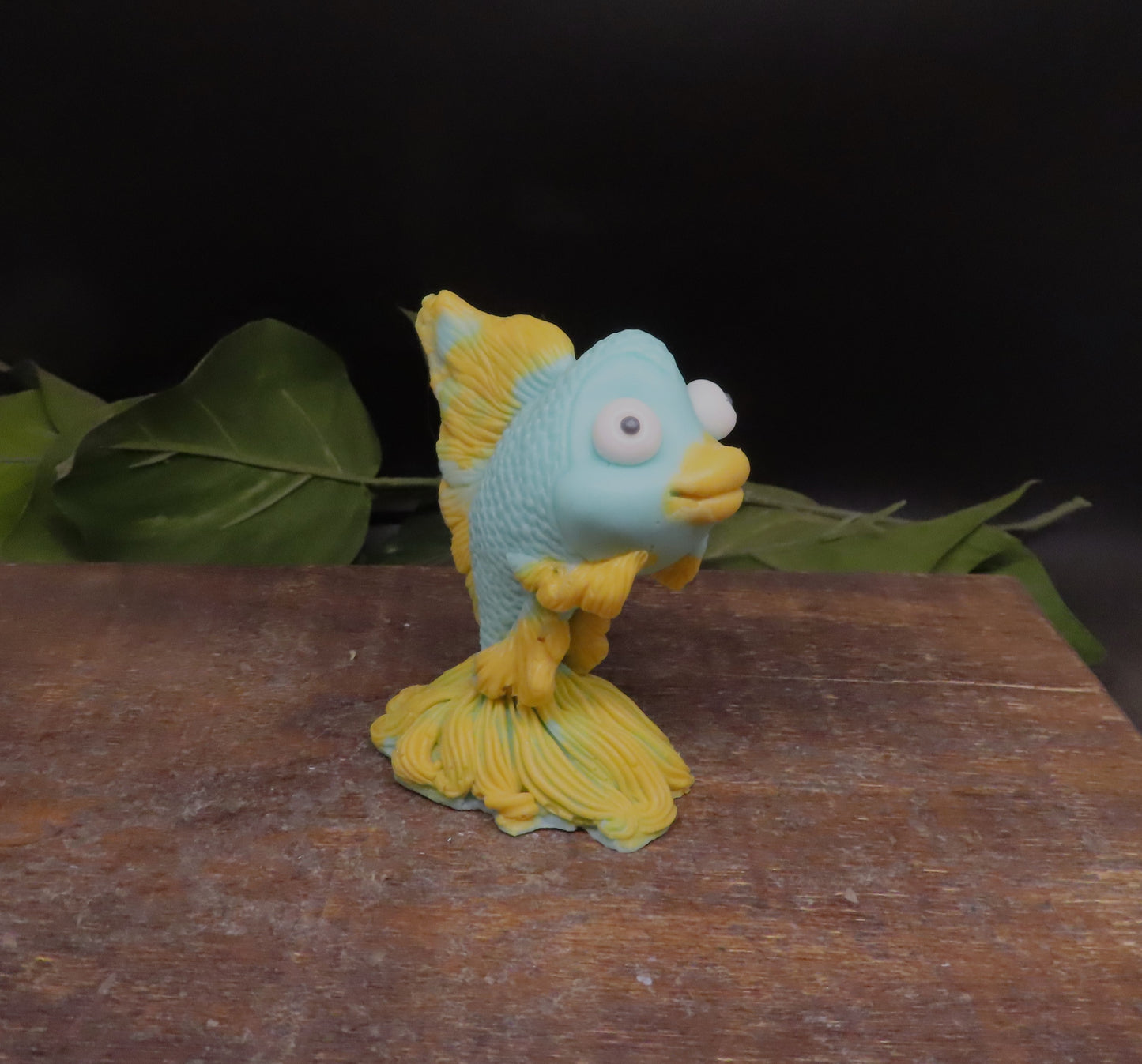 Handmade goldfish goat milk soap
