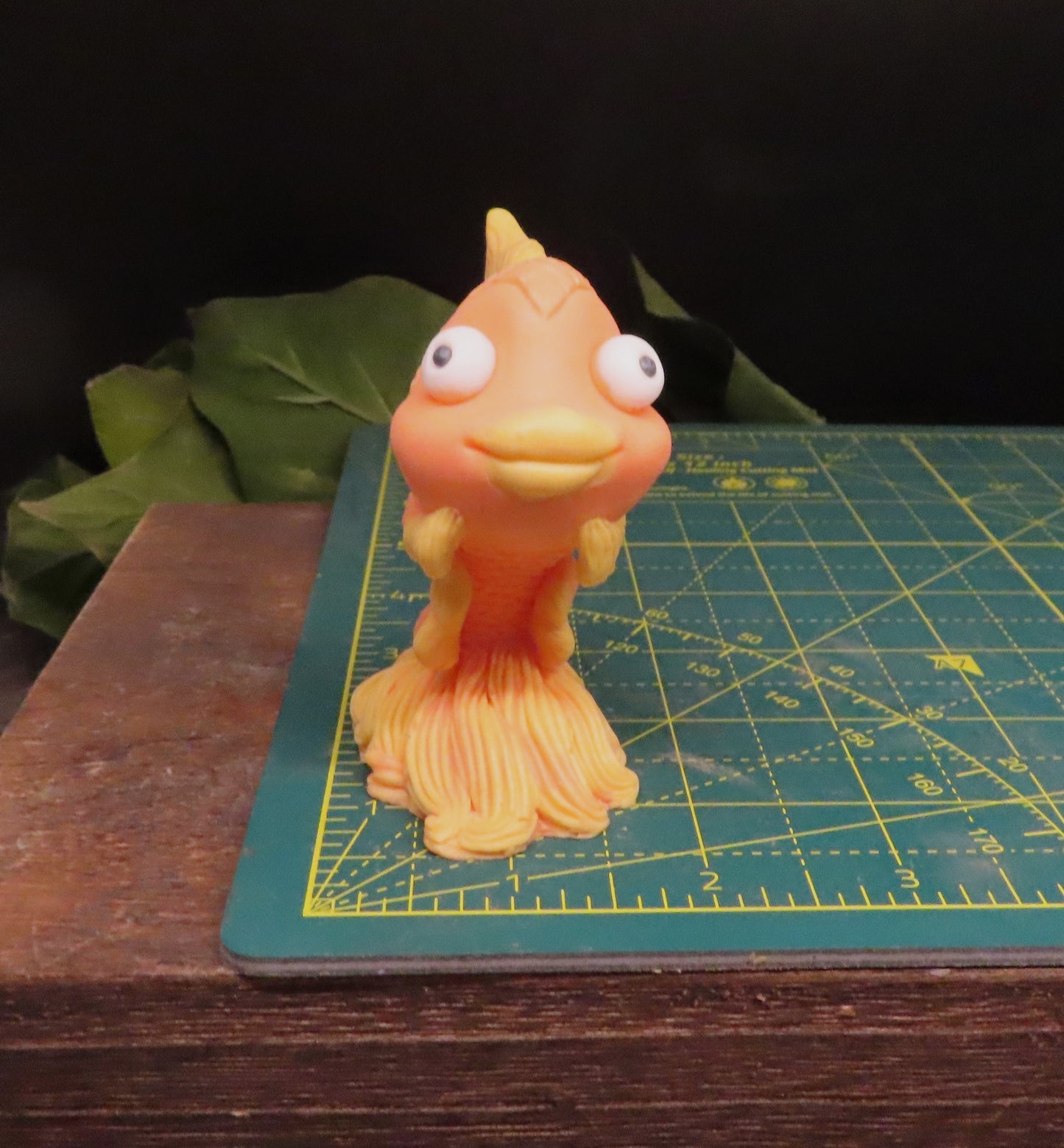 Handmade goldfish goat milk soap