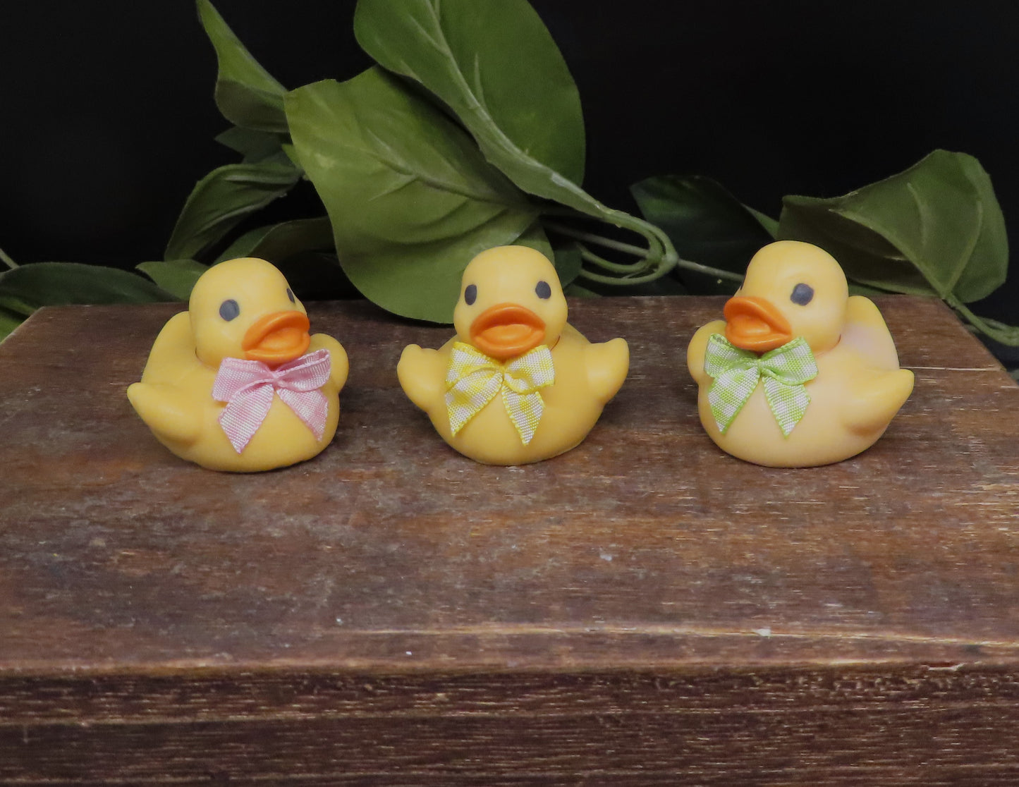Hand made mini ducky soaps for the young and young at heart! Set of 3