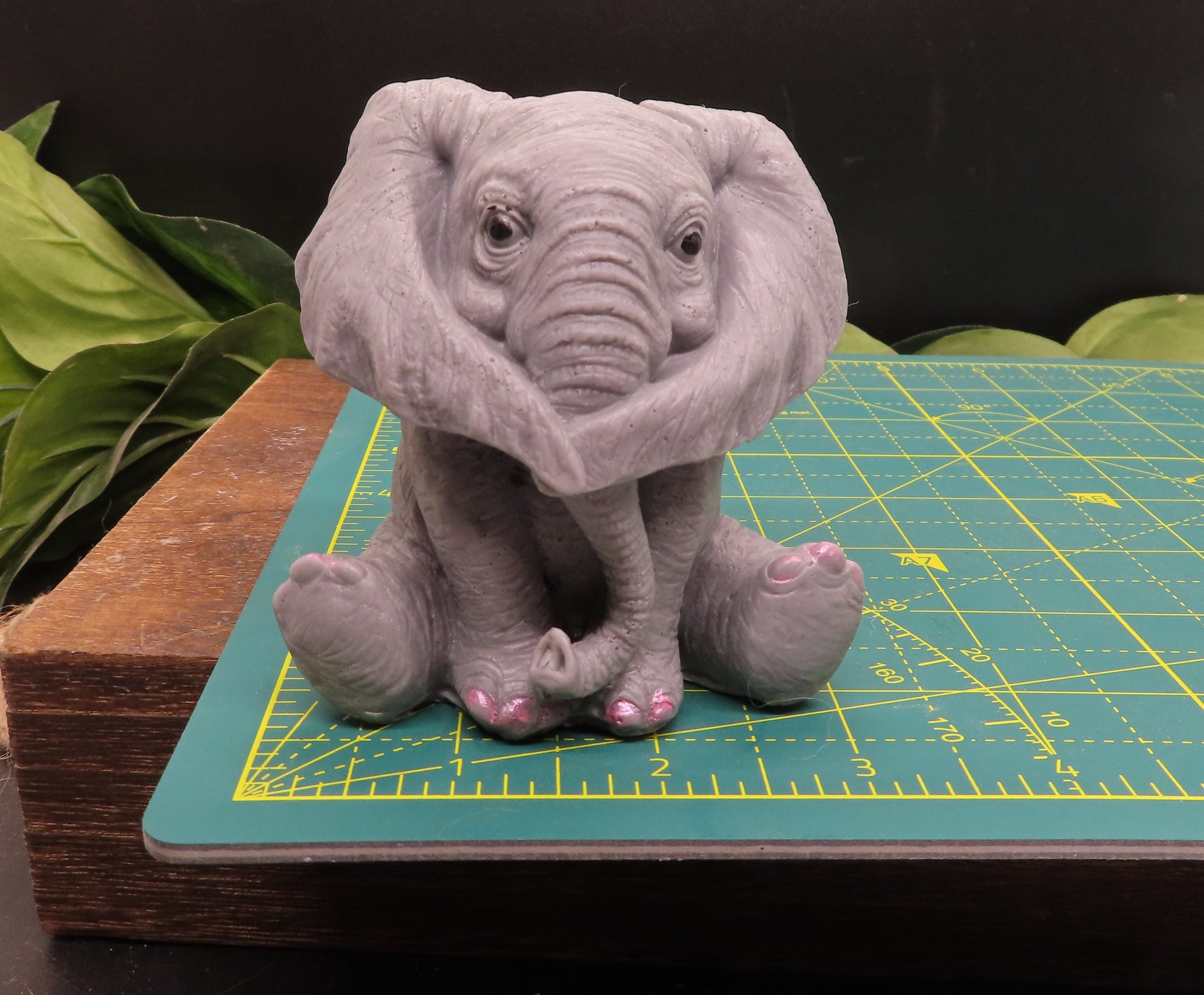Wisdom Elephant soap size