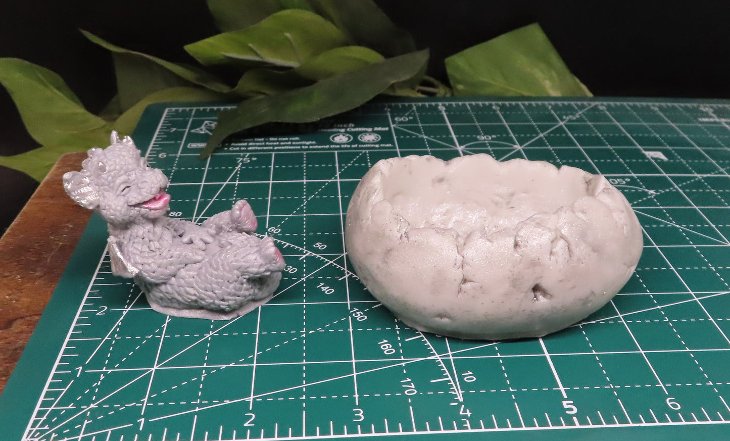 egg and baby dragon goat milk soap