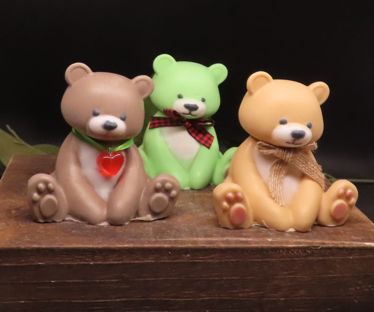 handmade goat milk soap teddy bear