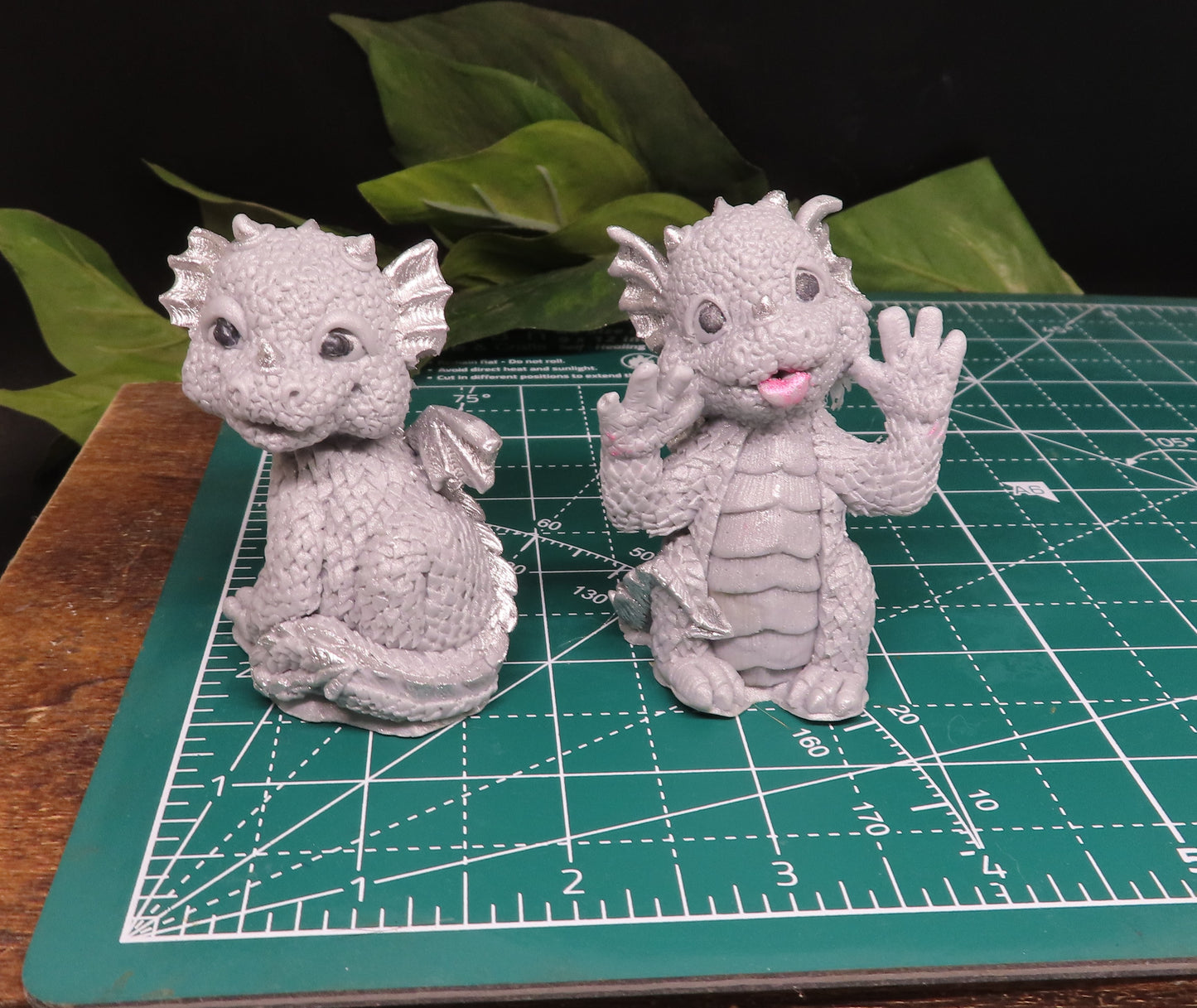 happy and sitting dragon soaps