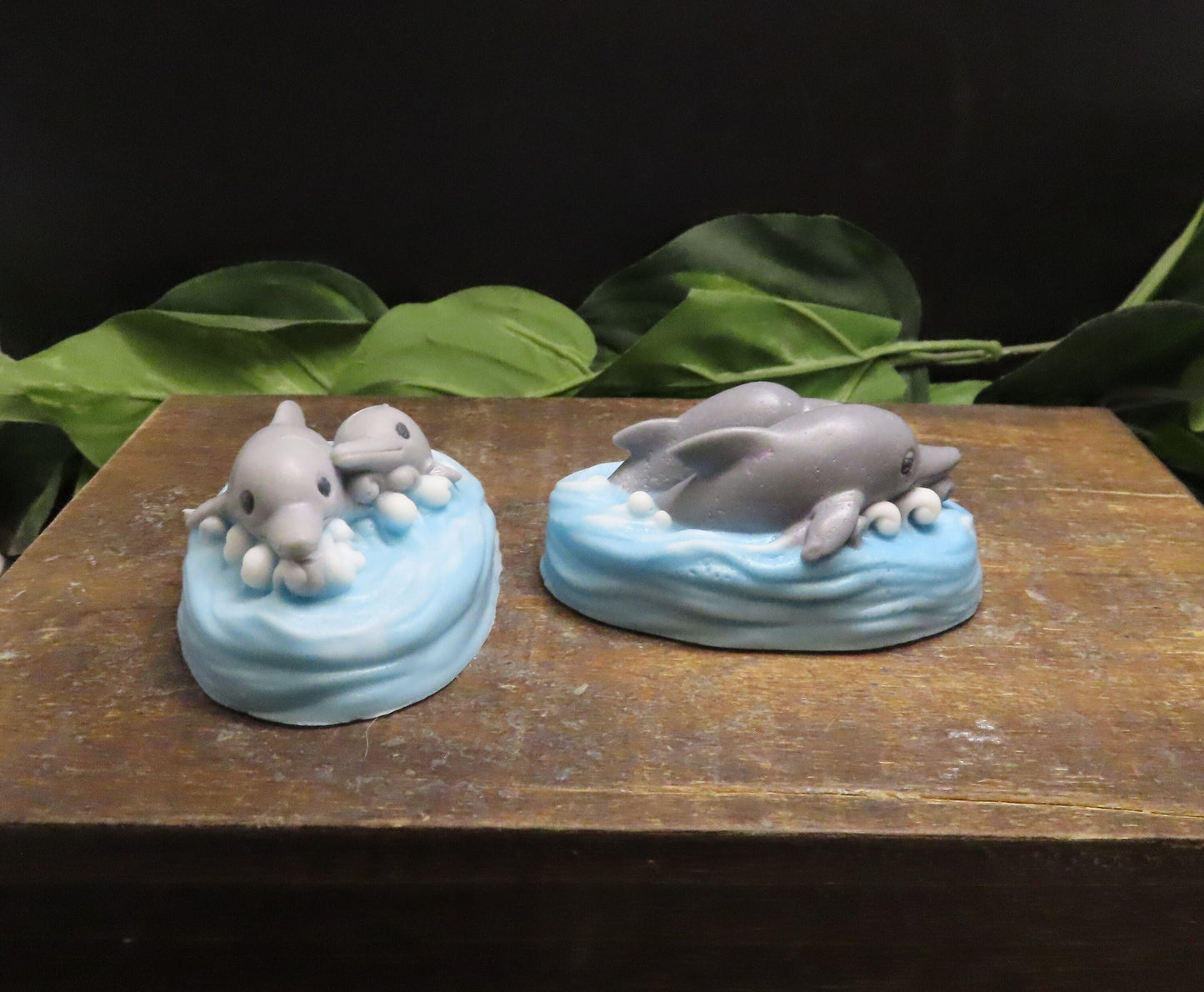 Gorgeous Momma and Baby Dolphin Goat Milk Bar Soap