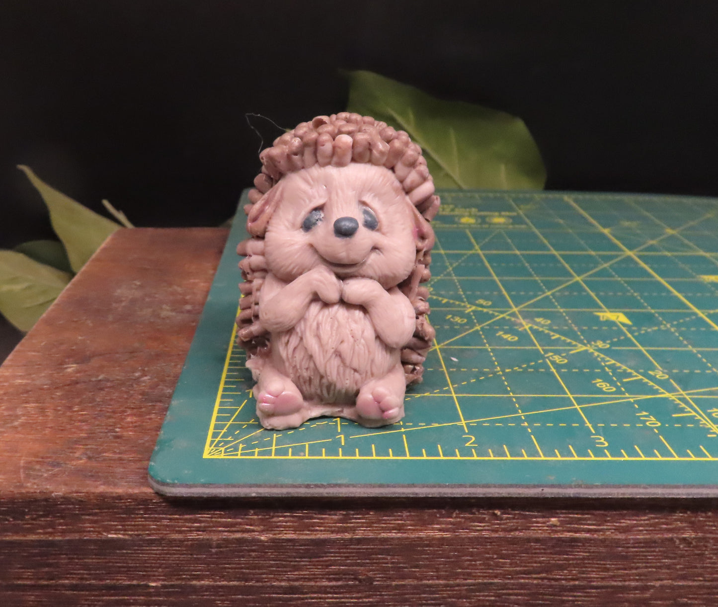 mini hedgehog goat milk soap