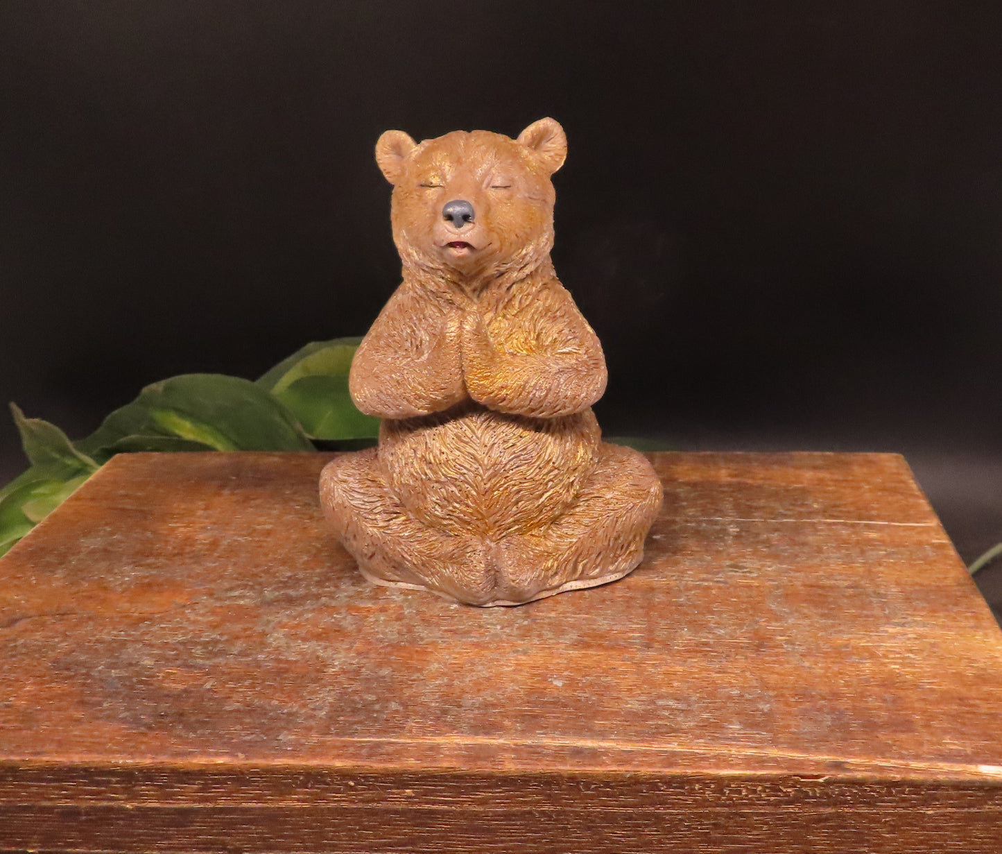 yoga brown bear hand soap