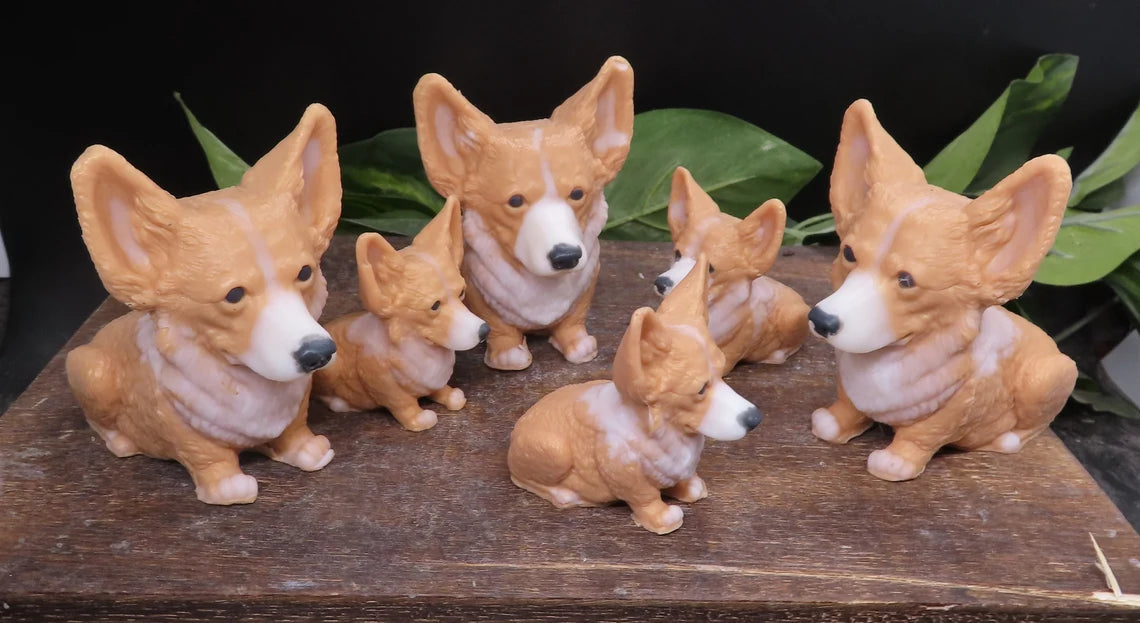 Adorable Corgi pair, Goat Milk Soap