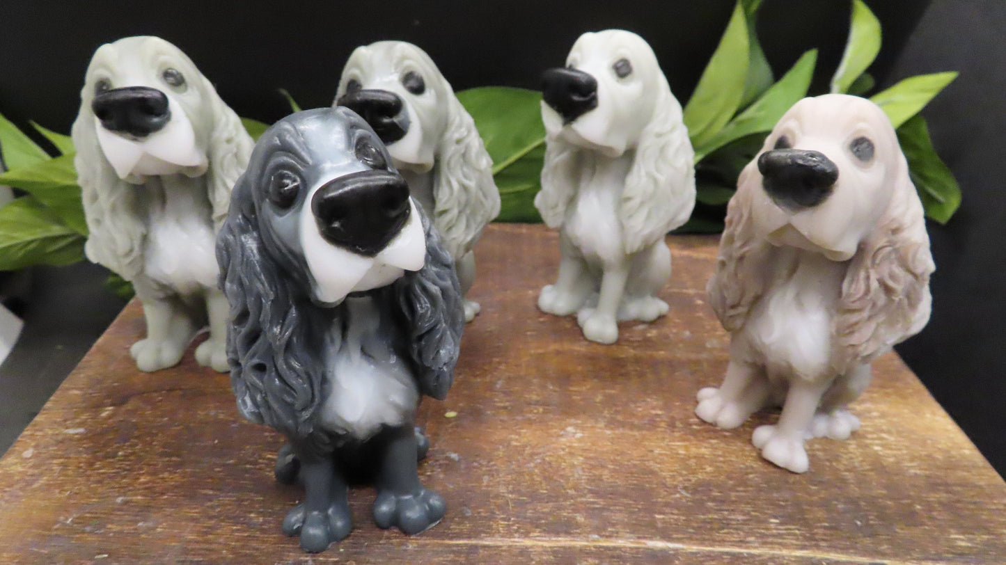 Very Cute Spaniel Soap Goat Milk