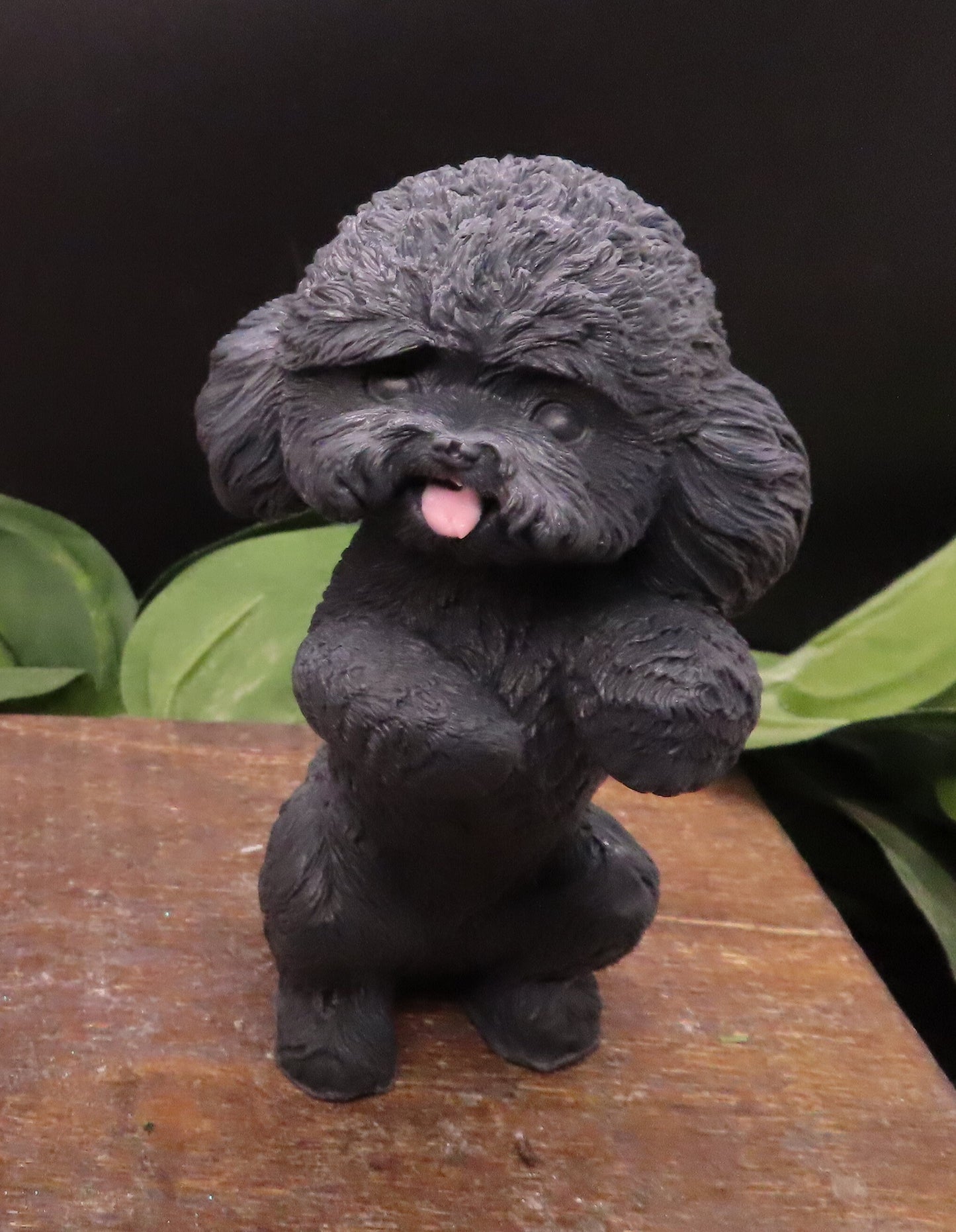 Handmade goat milk soap black poodle. Fun gift