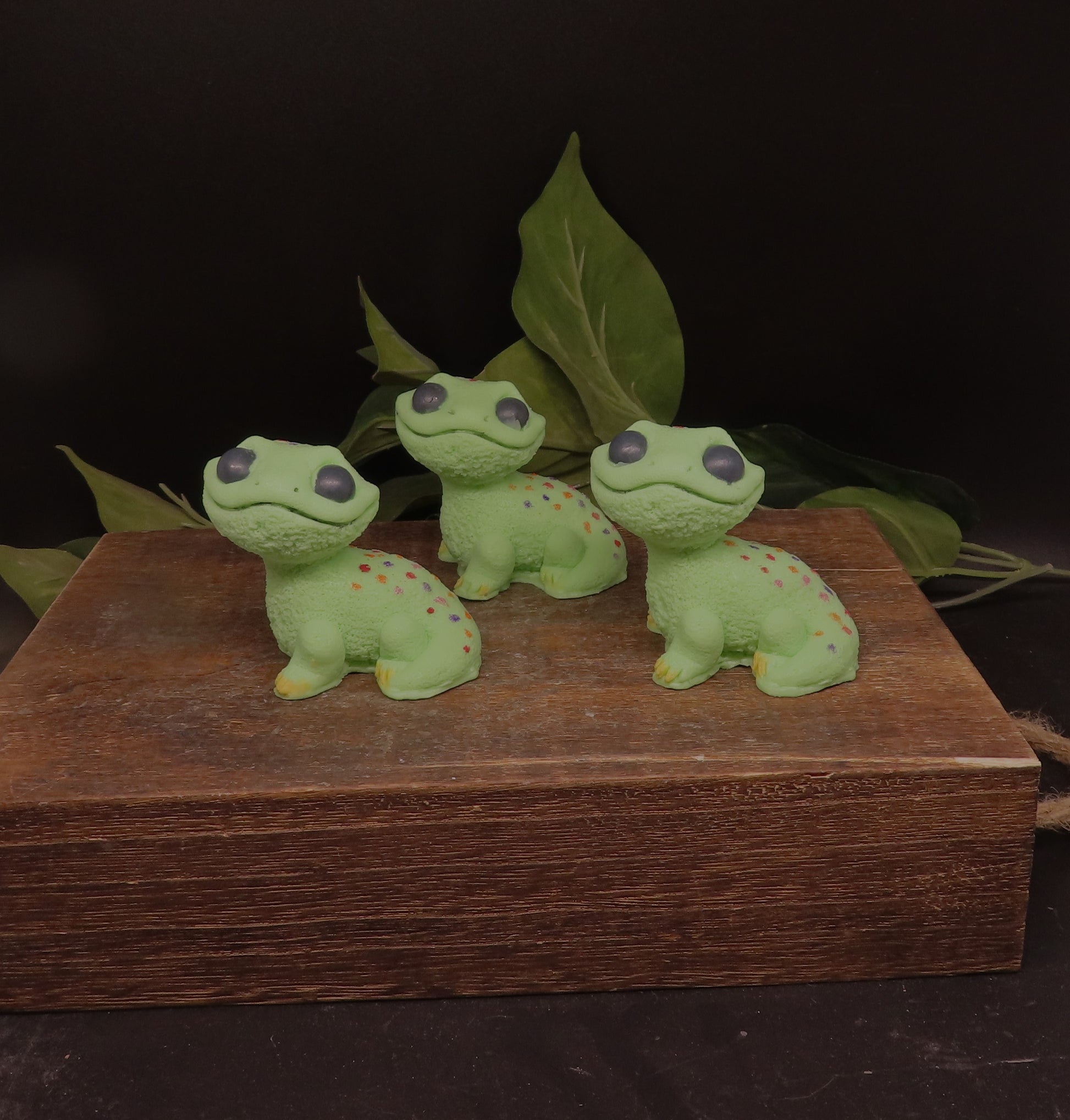 Cute Lizard handmade goat milk soap
