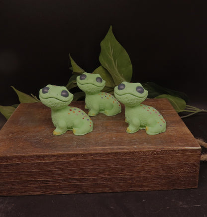 Cute Lizard handmade goat milk soap
