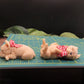 Both puppies in this french bulldog puppy soap set meansure approximately 2 inches
