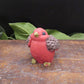 red chest color variation of handmade goat milk soap bird