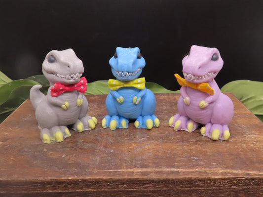 Adorable T-Rex, Taurantasorus Rex Dinosaur Hand Made Goat Milk Soap
