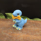 Handmade baby Tyrannosaurus handmade goat milk soap in blue. Children's part favors