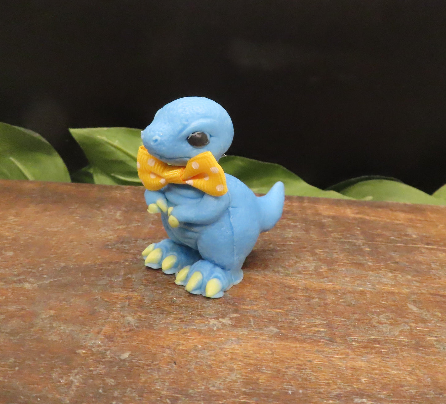 Handmade baby Tyrannosaurus handmade goat milk soap in blue. Children's part favors