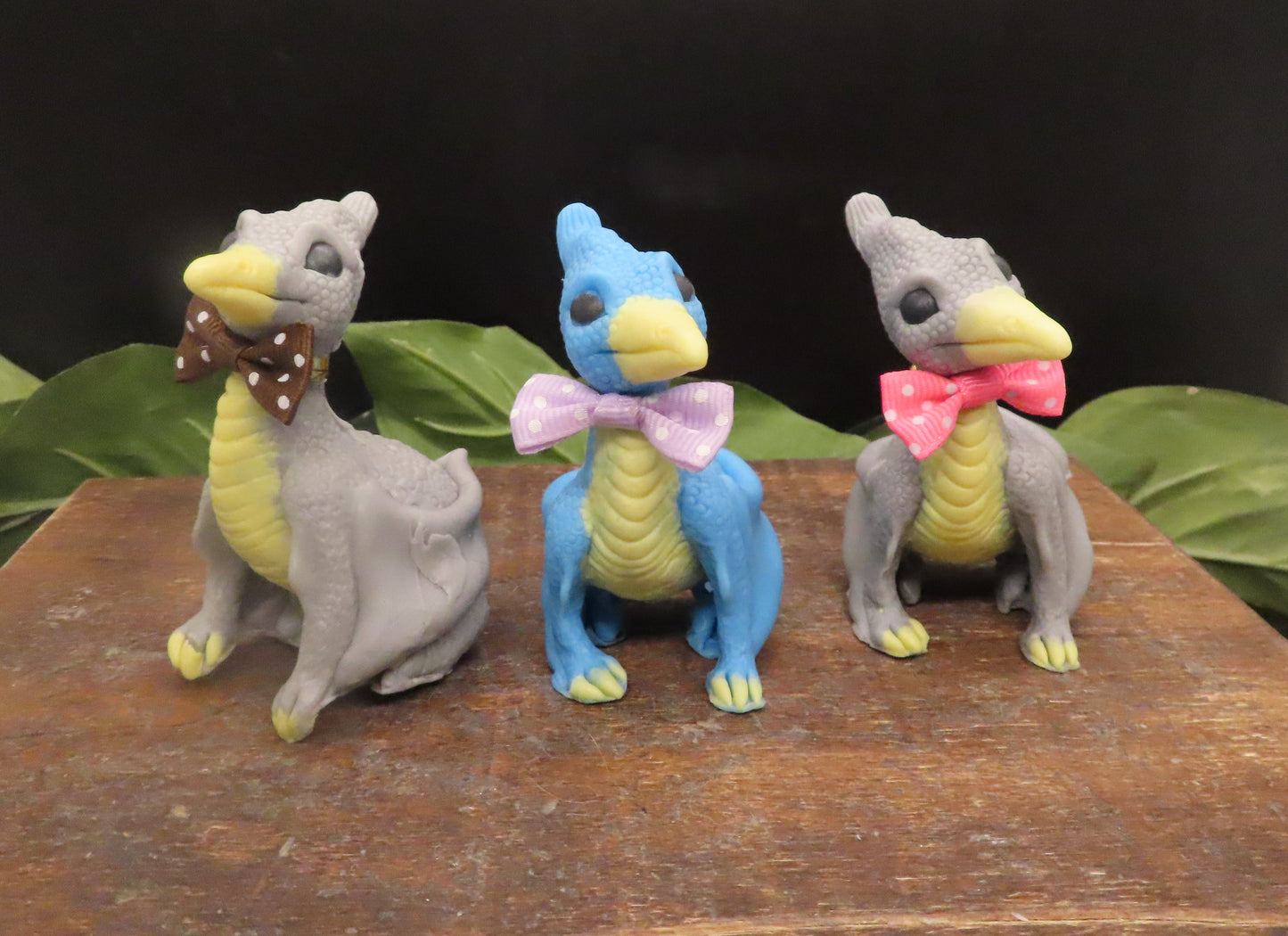 Pterodactylus goat mil soap shown in gray and blue