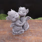 Gifts for Dragon Lovers.  Handmade goat milk soap dragons in love