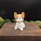 White with tan ears handmade goat milk soap french bulldog.  Unique gift. 