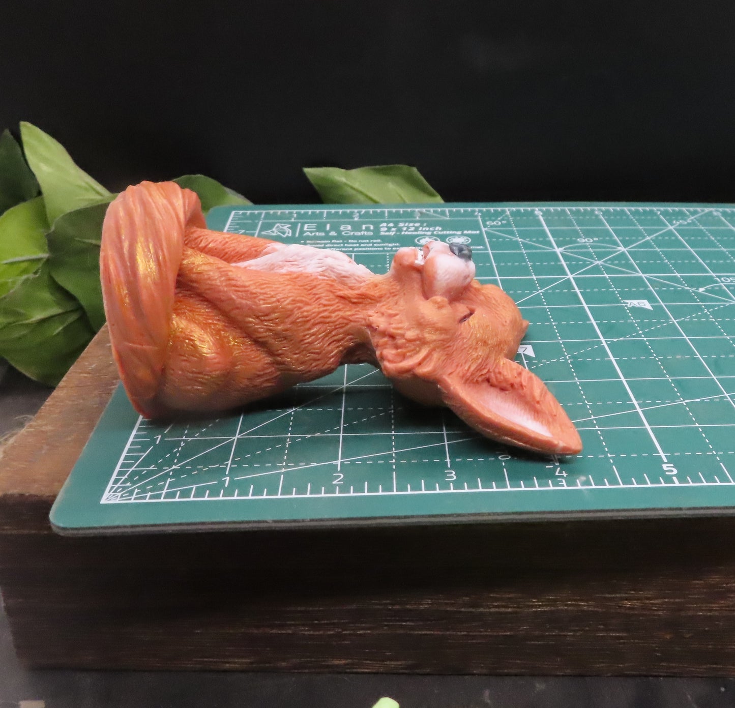 Handmade Fox Goat Milk Soap 4 inches tall