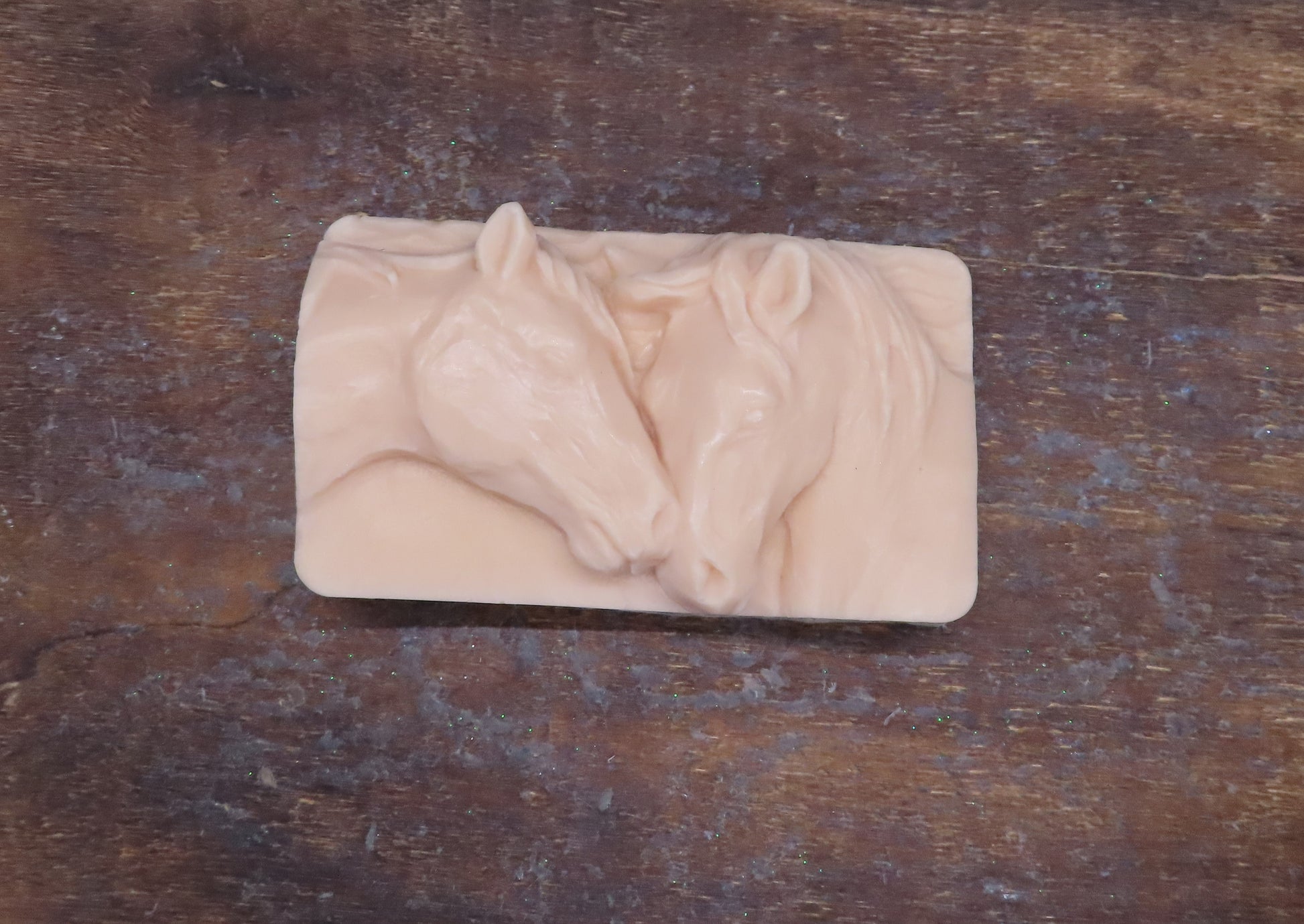 tan color option of handmade horse goat milk soap