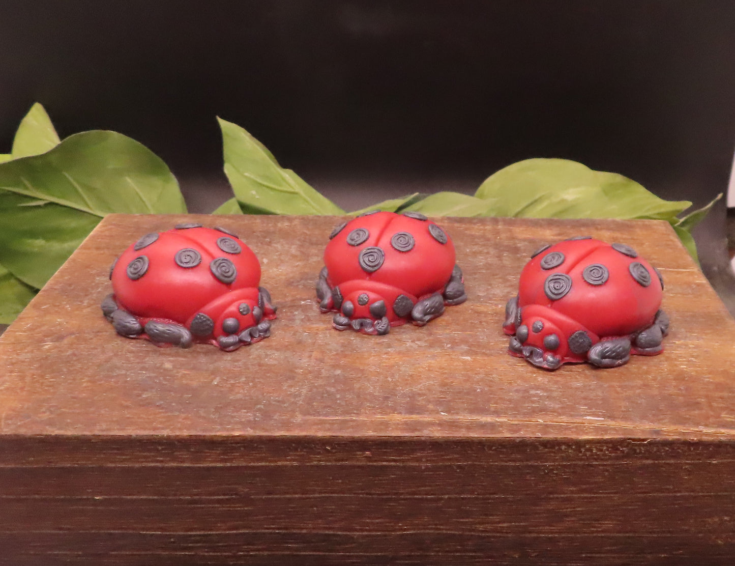 Ladybug goat milk soap makes a great gift