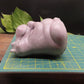 Prayer position yoga handmade goat milk hippo soap is 4 inches tall. 