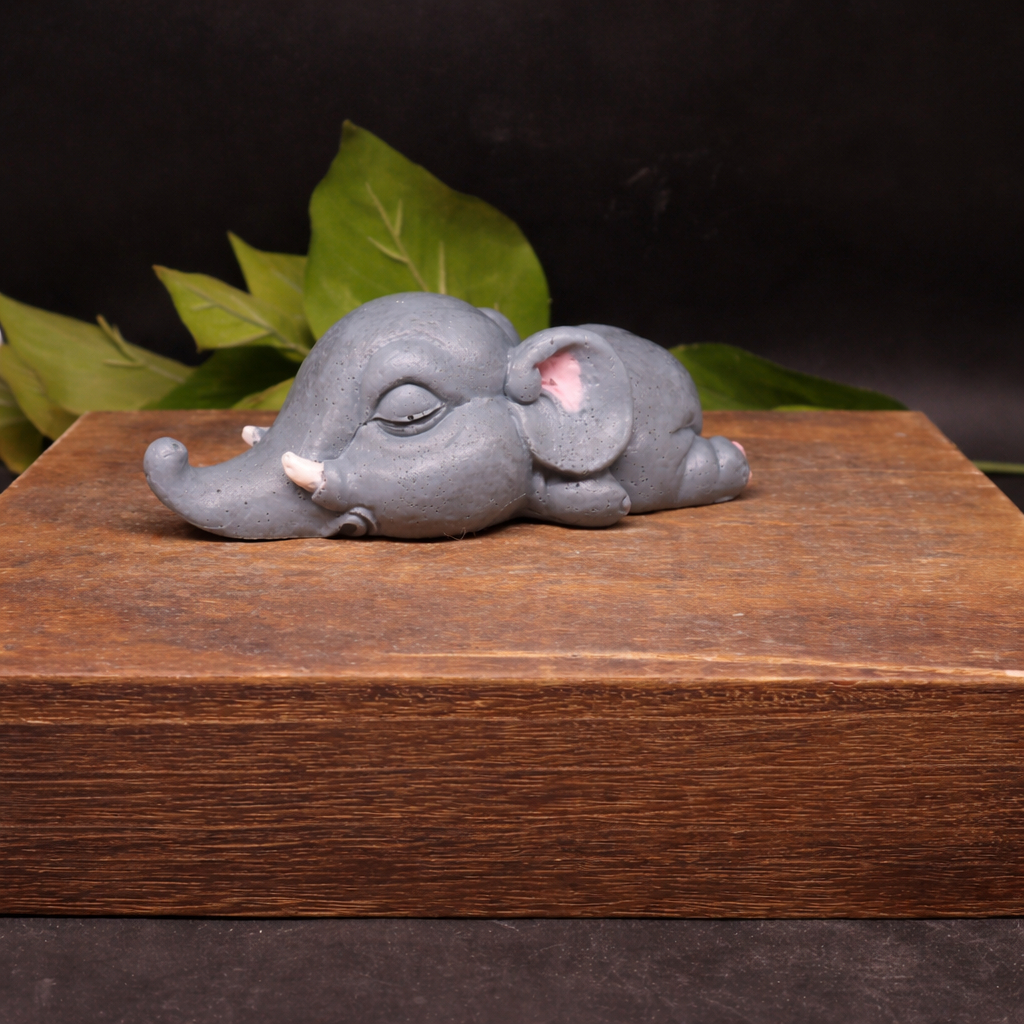 Sleepy Elephant Soap Bar handmade goat milk unique gift animal gift