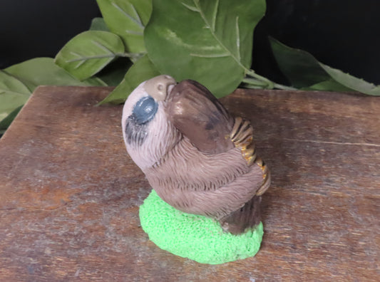 Sloth on a log soap