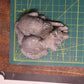 Top view on cutting mat for measurement handmade goat milk wolf soap