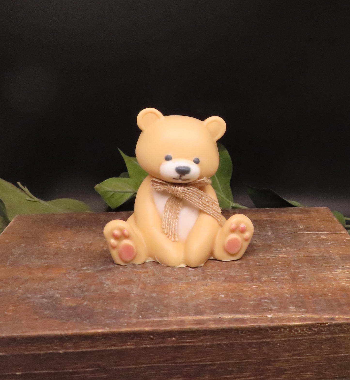handmade goat milk hand soap teddy bear
