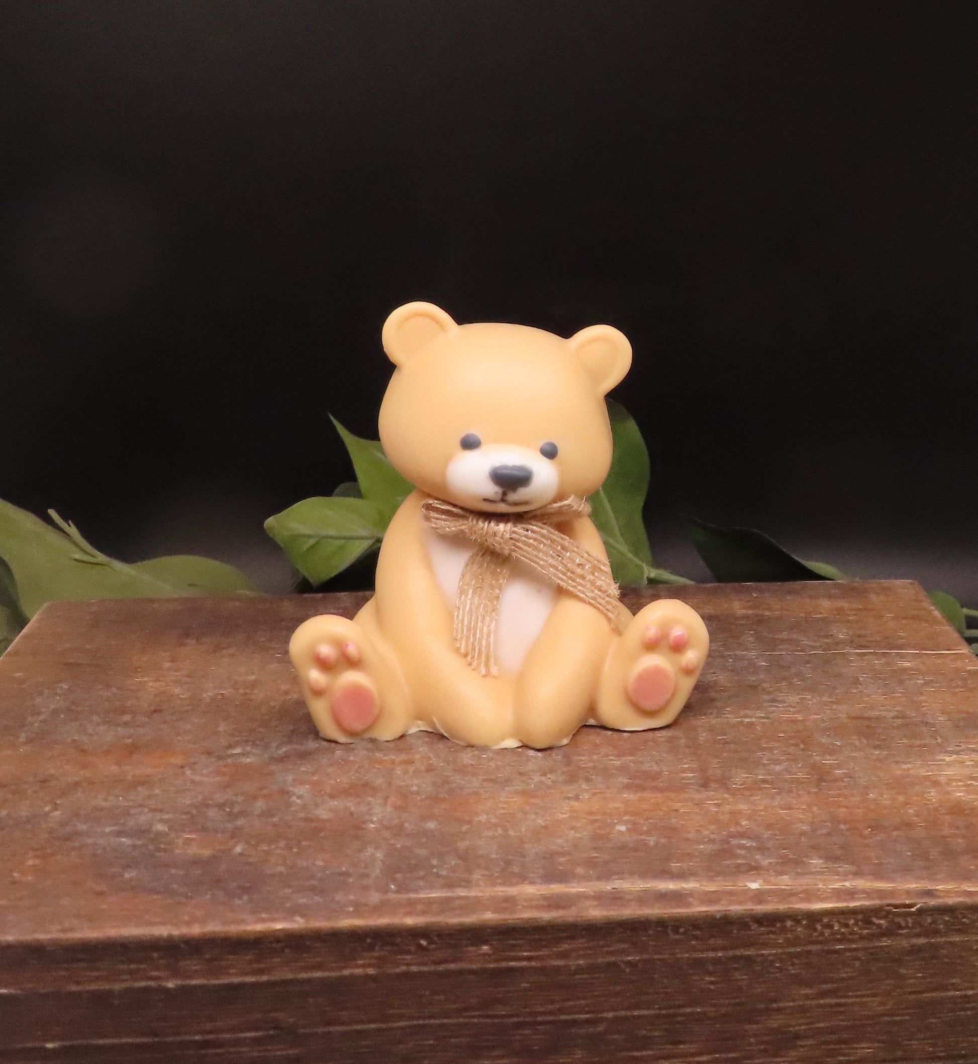 handmade goat milk hand soap teddy bear