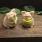 Image of 2 of these adorable handmade pig goat milk soaps