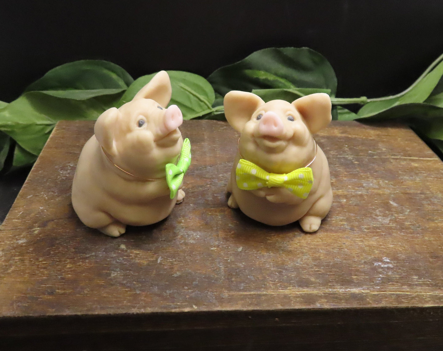 Image of 2 of these adorable handmade pig goat milk soaps